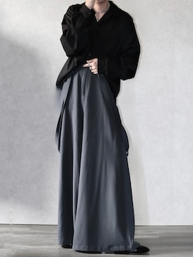 「ADRER（アドラー）のアイテム（リング）」を使った、Ryoooさん（メンズ・178cm）の春コーディネート