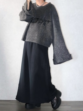 「アイテム（スウェットパンツ）」を使った、Ryoooさん（メンズ・178cm）の秋コーディネート