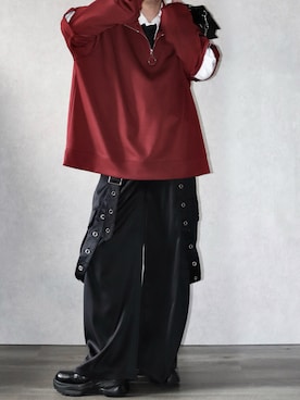 「ハーフジップ」｜Ryoooさん（メンズ・178cm）の秋コーディネート