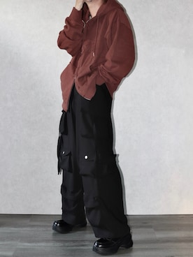 「アイテム（タンクトップ）」を使った、Ryoooさん（メンズ・178cm）の秋コーディネート