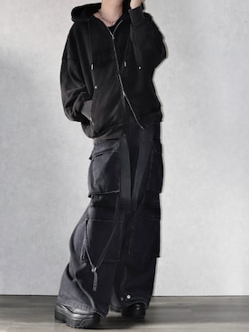 「ADRER（アドラー）のアイテム（リング）」を使った、Ryoooさん（メンズ・178cm）の春コーディネート