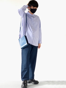 「CREARE LINO」｜「アイテム（バッグ）」を使った、Ryoooさん（メンズ・178cm）の秋コーディネート