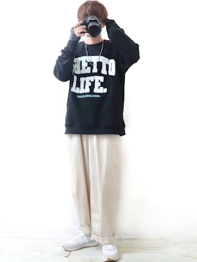 「jackrose」｜「アイテム（パンツ）」を使った、Ryoooさん（メンズ・178cm）の秋コーディネート