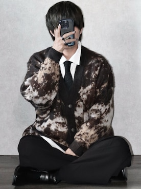 「アイテム（リング）」を使った、Ryoooさん（メンズ・178cm）の秋コーディネート