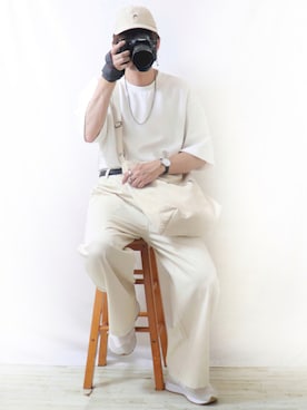 「HEAD（ヘッド）のアイテム」を使った、Ryoooさん（メンズ・178cm）の夏コーディネート