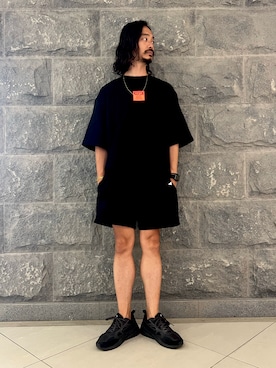 「DIESEL（ディーゼル）のアイテム（スウェットパンツ）」を使った、92さん（メンズ・174cm）の夏コーディネート