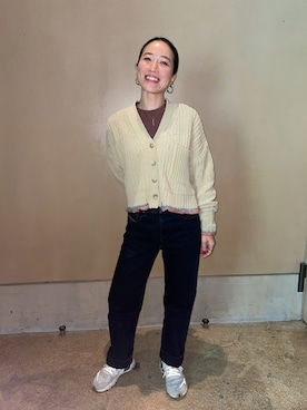「diesel」｜Lauleaさん（レディース・166cm）の冬コーディネート
