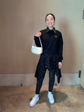 「diesel」｜Lauleaさん（レディース・166cm）の冬コーディネート