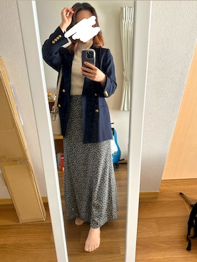 「classicalelf（クラシカルエルフ）のアイテム」を使った、🧸さん（骨格ウェーブ・レディース・156cm）の春コーディネート