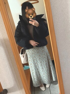 「Rodeo Crowns（ロデオクラウンズ）のアイテム（ブルゾン）」を使った、🧸さん（レディース・156cm）の冬コーディネート