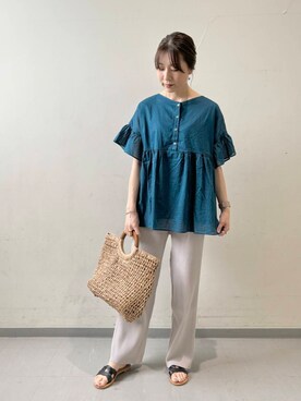 hollyさん（レディース・160cm）の夏コーディネート