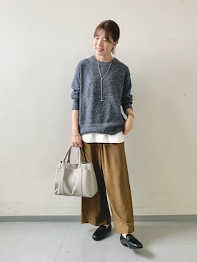 hollyさん（レディース・160cm）の秋コーディネート