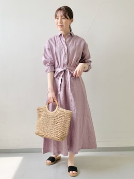 hollyさん（レディース・160cm）の春コーディネート