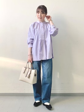 hollyさん（レディース・160cm）の春コーディネート