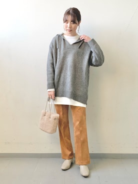 hollyさん(レディース・160cm)の冬コーディネート
