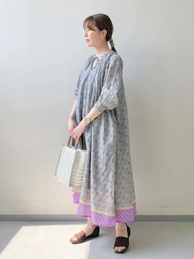 「soil（ソイル）のアイテム（ワンピース/ドレス）」を使った、hollyさん（レディース・160cm）の春コーディネート