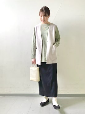 hollyさん（レディース・160cm）の春コーディネート