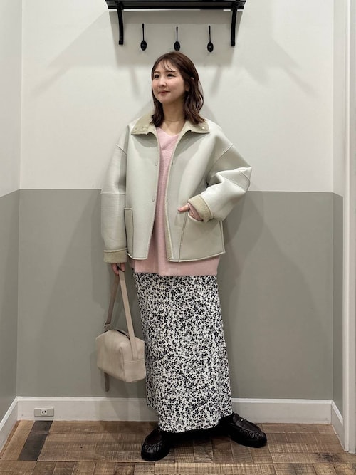 セール】フラワープリントナロースカート（スカート）｜A part by