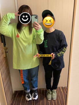 「iFace（アイフェイス）のアイテム」を使った、mio*さん（レディース・158cm）の秋コーディネート