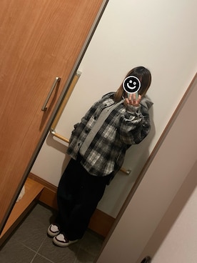 「RAGEBLUE（レイジブルー）のアイテム（ブルゾン）」を使った、mio*さん（レディース・158cm）の冬コーディネート