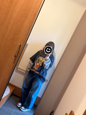 「JORDAN BRAND（ジョーダンブランド）のアイテム」を使った、mio*さん（レディース・158cm）の春コーディネート