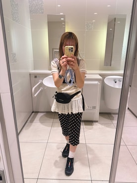 「lit（リット）のアイテム」を使った、re-さん（レディース・153cm）の夏コーディネート