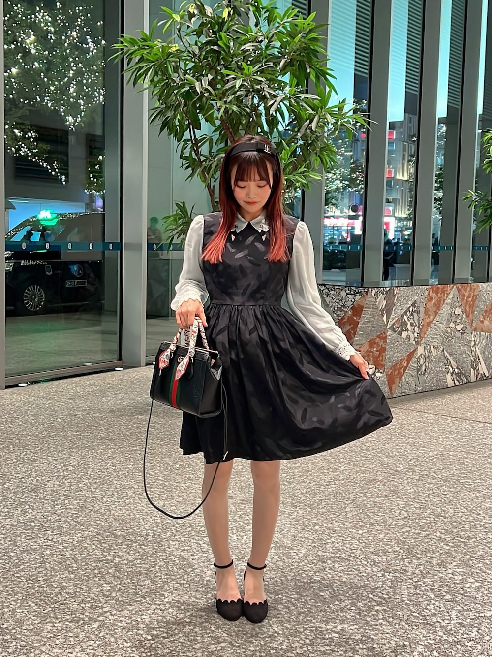 ⑅ 𝔪 𝔞 𝔯 𝔦 ⑅｜GUCCIのボストンバッグを使ったコーディネート - WEAR