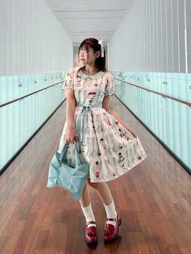「MILK（ミルク）のアイテム」を使った、⑅ 𝔪 𝔞 𝔯 𝔦 ⑅さん（レディース・157cm）の夏コーディネート