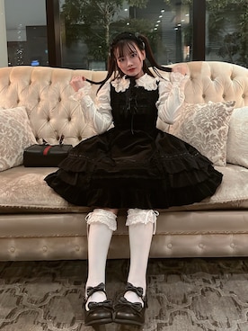 「GUCCI（グッチ）のアイテム（バッグ）」を使った、⑅ 𝔪 𝔞 𝔯 𝔦 ⑅さん（レディース・155cm）の冬コーディネート