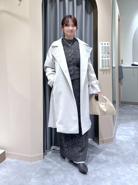 「アイテム（アクセサリー、その他）」を使った、エリンギさん（レディース・153cm）の冬コーディネート