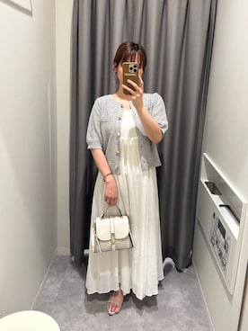 「アイテム（ワンピース/ドレス）」を使った、エリンギさん（レディース・153cm・30代）の夏コーディネート
