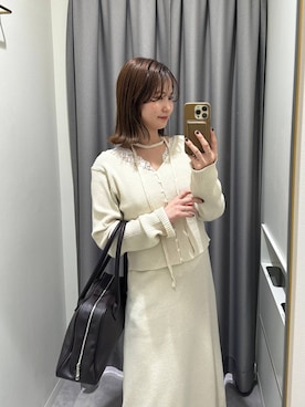 「アイテム（タンクトップ）」を使った、エリンギさん（レディース・153cm・30代）の冬コーディネート