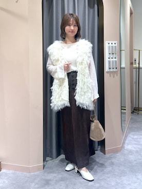 「アイテム（スリッポン）」を使った、エリンギさん（レディース・153cm・30代）の秋コーディネート