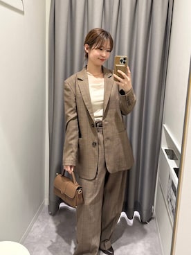 「アイテム（ジャケット/アウター）」を使った、エリンギさん（レディース・153cm・30代）の秋コーディネート