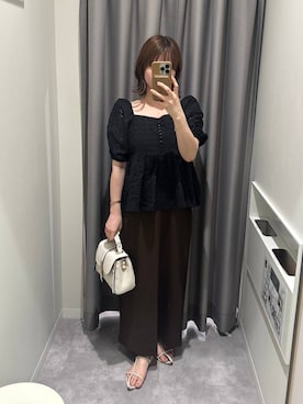 「アイテム（スカート）」を使った、エリンギさん（レディース・153cm・30代）の夏コーディネート