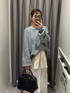 「アイテム（ニット/セーター）」を使った、エリンギさん（レディース・153cm・30代）の秋コーディネート