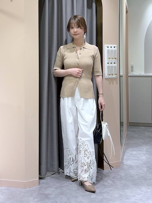新品 mysty woman☆レースセットアップ mysty woman（ミスティウーマン） ワンピース 手洗い可能/大人な透け感