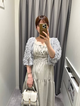 「アイテム（カーディガン/ボレロ）」を使った、エリンギさん（レディース・153cm・30代）の夏コーディネート