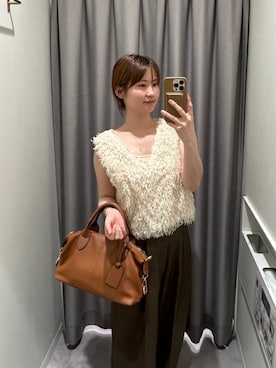 「アイテム（ベスト）」を使った、エリンギさん（レディース・153cm・30代）の夏コーディネート