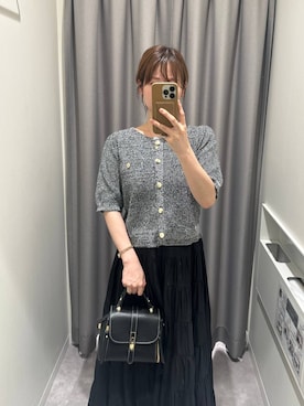 「アイテム（スカート）」を使った、エリンギさん（レディース・153cm・30代）の秋コーディネート