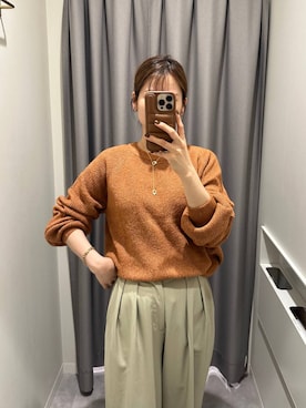 「アイテム（アクセサリー）」を使った、エリンギさん（レディース・153cm・30代）の秋コーディネート