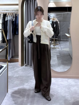 「アイテム（キャミソール）」を使った、エリンギさん（レディース・153cm・30代）の秋コーディネート