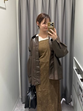 「アイテム（ハンドバッグ）」を使った、エリンギさん（レディース・153cm・30代）の秋コーディネート