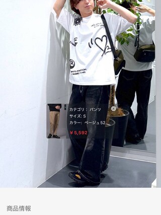 「CONVERSE（コンバース）の【CONVERSE】ALL STAR AGED WRESTLINGSHOES（スニーカー）」を使った、Hinechiさん（メンズ・158cm）の秋コーディネート