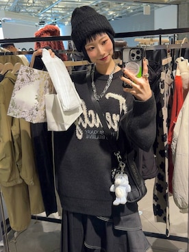 「PAGEBOY（ページボーイ）のアイテム（財布/小物）」を使った、Hinechiさん（レディース・160cm）の秋コーディネート