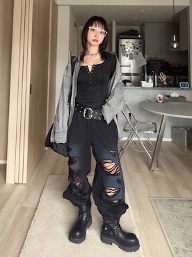 Hinechiさん（レディース・160cm）の春コーディネート