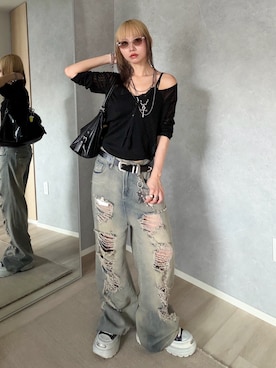 Hinechiさん（レディース・160cm）の夏コーディネート