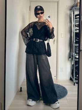 Hinechiさん（レディース・160cm）の夏コーディネート