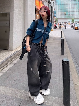 「PAGEBOY（ページボーイ）のアイテム」を使った、Hinechiさん（レディース・160cm）の秋コーディネート