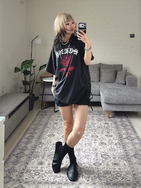 「アイテム（インテリア）」を使った、Hinechiさん（レディース・160cm）の秋コーディネート